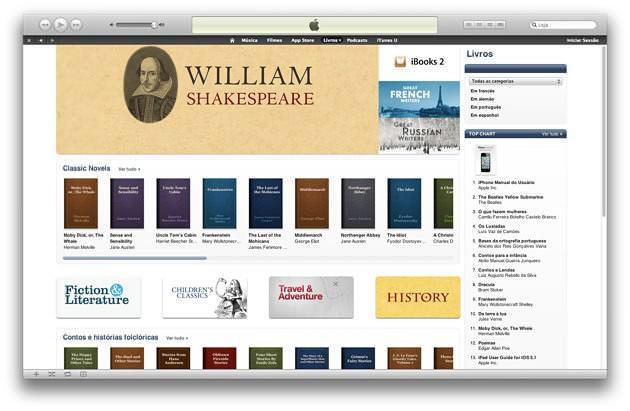 iBookstore está finalmente disponível no Brasil!
